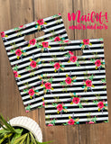 Beautiful blooms 9x12 merchandise bag