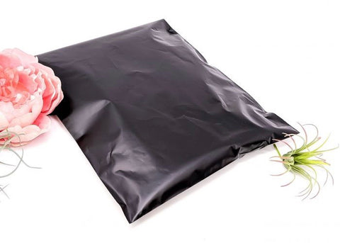 Recycled black 10x13 Poly Mailer - set of 20