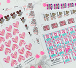 Posh love 2” stickers - 18 stickers per sheet