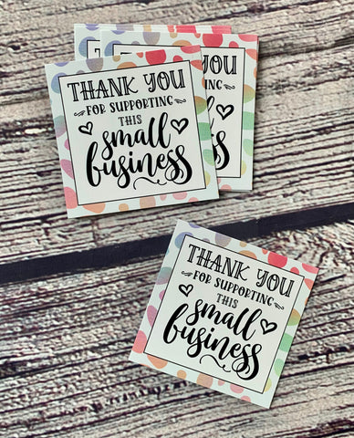 Supporting small business thank you cards - pack of 20
