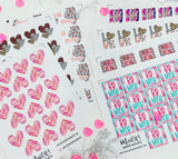 State with hearts sticker - all states available
