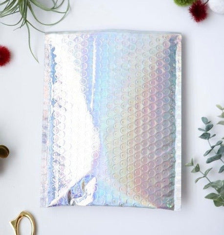Holographic 8.5x12 bubble mailer