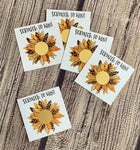 Sunflower 3x3 scratch cards - set of 20