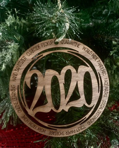 2020 keepsake wood ornament