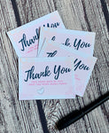 Daisy 3x4 thank you cards – set of 10